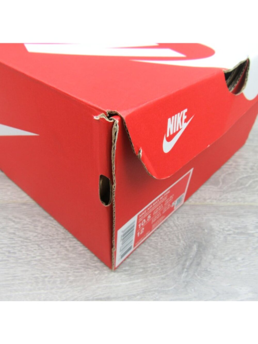 Nike Air Max 90 Premium Men's Size 10.5 Iron Grey Red Shoes NEW - Picture 15 of 16